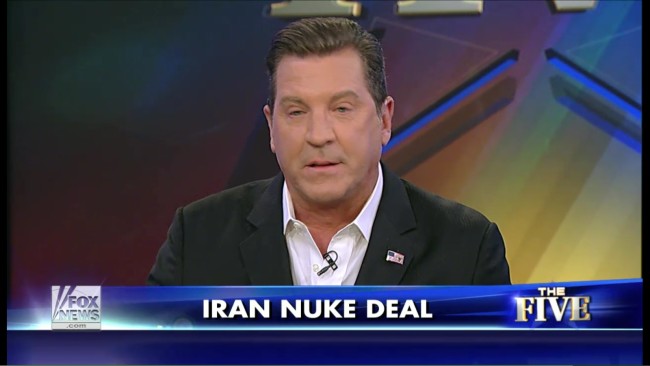 Fox News’ Eric Bolling Thinks Going To War With Iran Would Be A Swell Idea