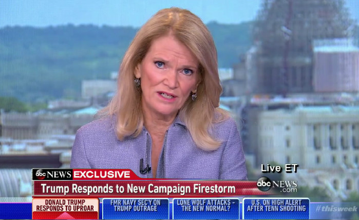 ABC’s Martha Raddatz Rolls Her Eyes As Trump Claims He’s The Only One Who Cares About Vets
