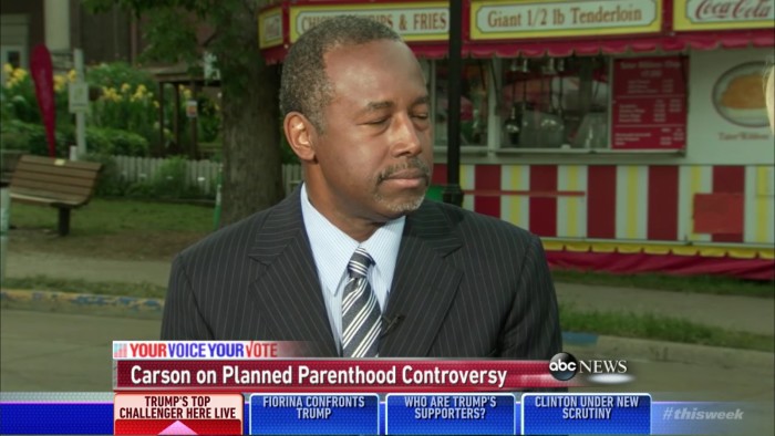 ABC’s Martha Raddatz Fact Checks Ben Carson’s Bald-Faced Lies About Planned Parenthood