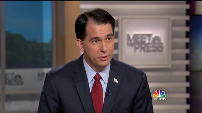 Scott Walker Thinks United States Should Really Consider Building A Wall Along Border With Canada