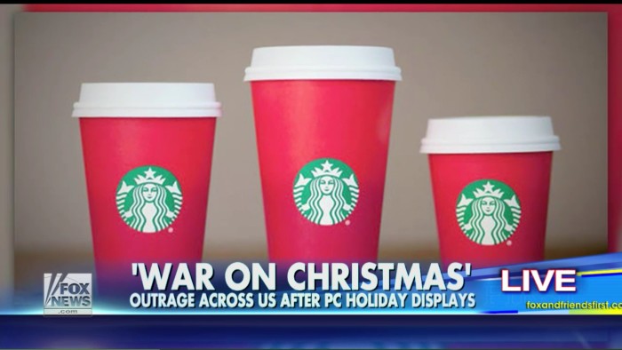Citing Starbucks’ Red Cups, Fox News Claims “The War On Christmas Is Off To An Early Start”