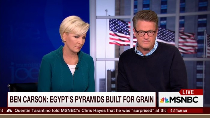 Even Joe Scarborough Is Dumbfounded By Ben Carson’s Strange Theory On Egyptian Pyramids