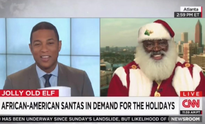 CNN’s Don Lemon Interviews Black Santa, Throws Shade At Fox News’ Megyn Kelly