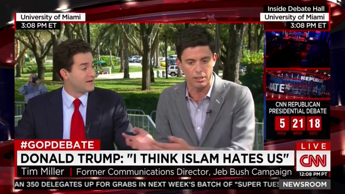 Little Trump Bro Gets Called Out For Needing A Booster Seat During CNN Appearance