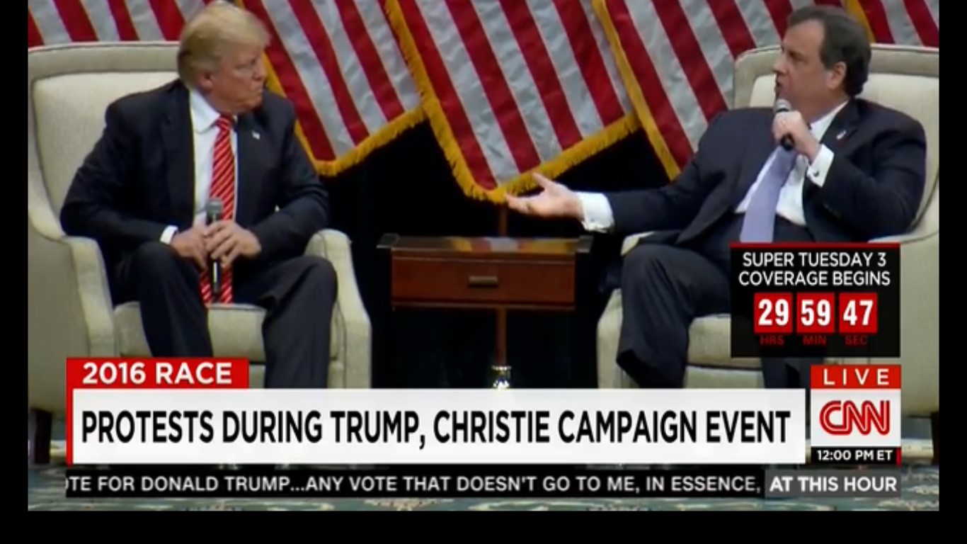 Chris Christie Skips New Jersey Policeman’s Funeral So He Can Be Donald Trump’s Flunky