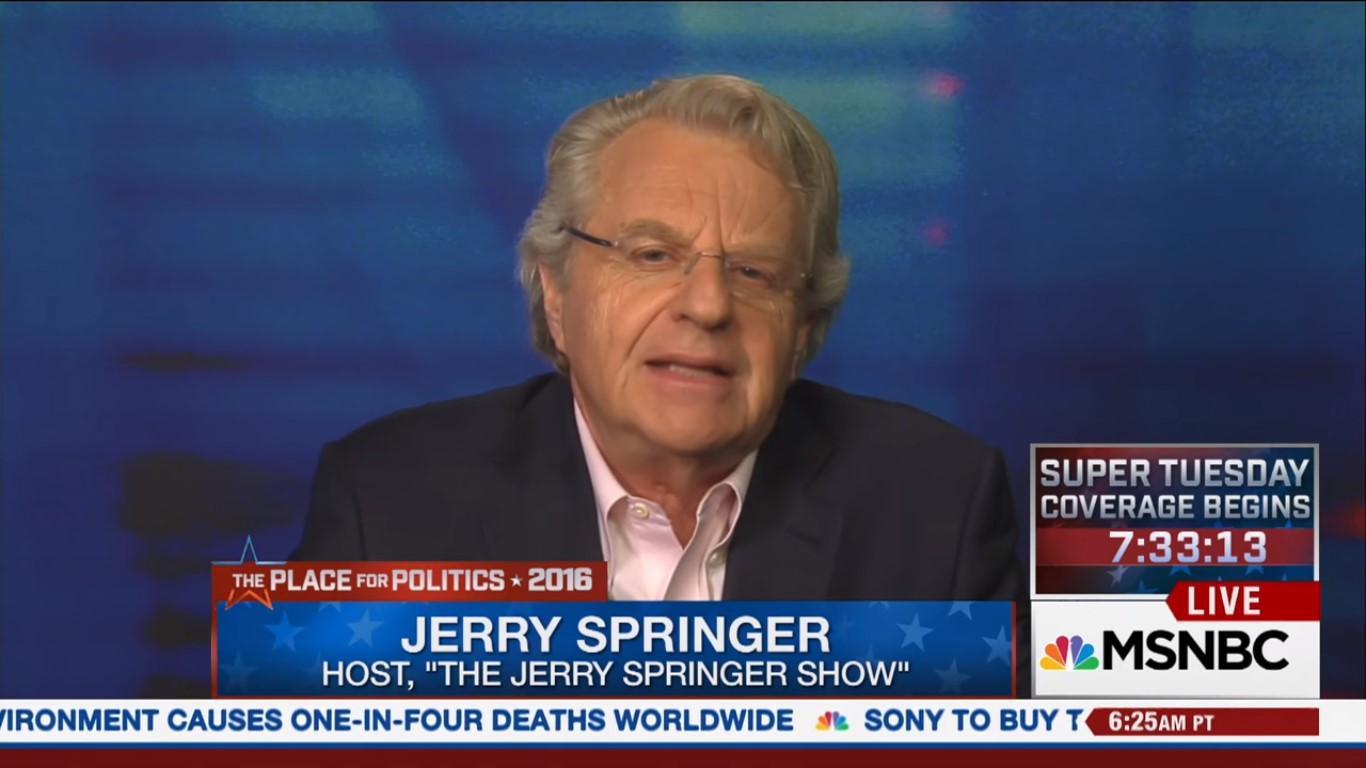 Jerry Springer: Republicans Should Pay Me Royalties For Stealing My Show