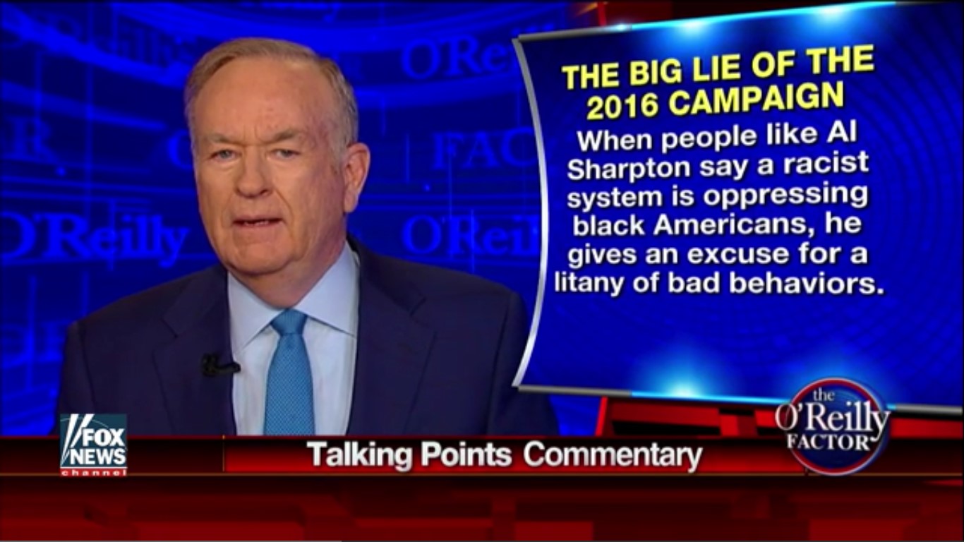 Bill O’Reilly: People Calling My Forehead Tattoo Comments Racist Are The Real Racists