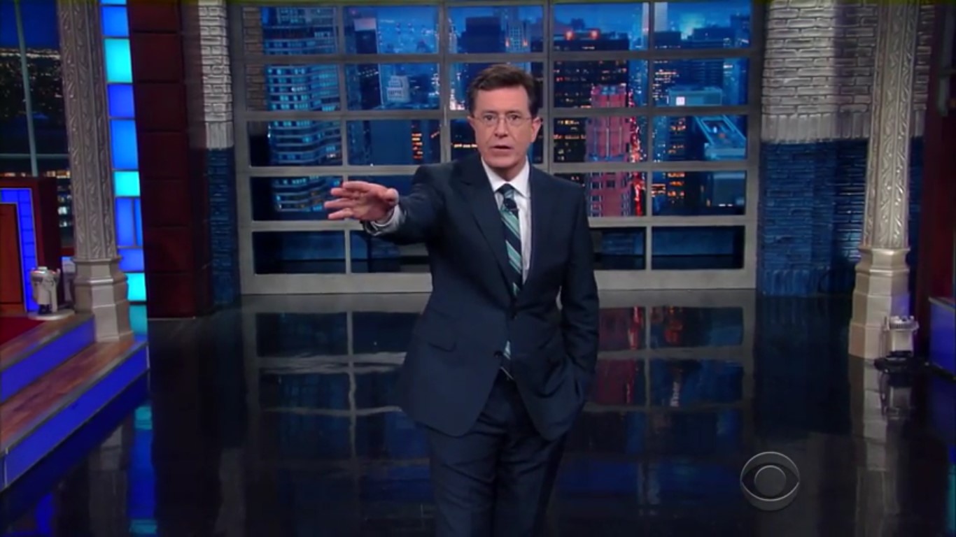 Stephen Colbert Calls Donald Trump A “Coward” And “Chicken” For Avoiding His Show