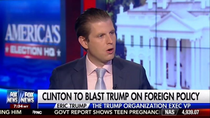 Trump’s Son Says Only Citizens Who Watch Crappy Benghazi Movie Should Be Allowed To Vote