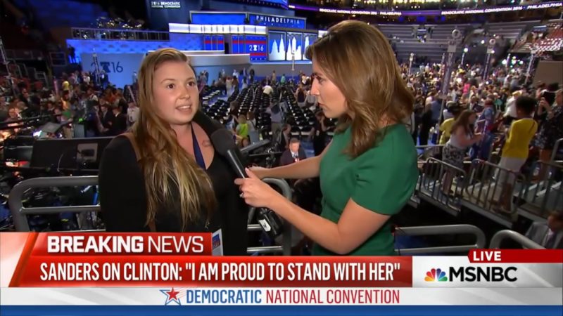 Bernie Delegate SO MAD That Sanders Got Prime Speaking Spot On Monday Night