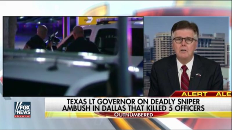 Texas Lt. Governor Calls Protesters “Hypocrites” For Running Away From Shooting