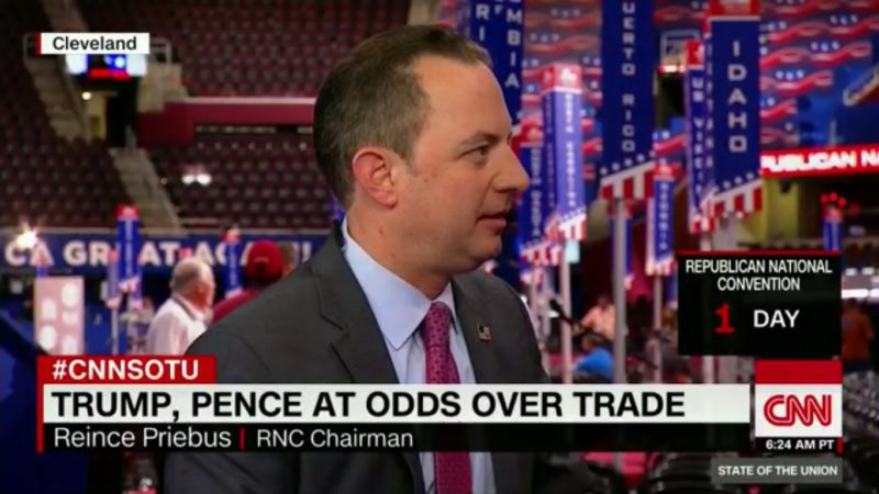 Reince Priebus Tries To Put Positive Spin On Mike Pence Pick, Falls Flat On His Face