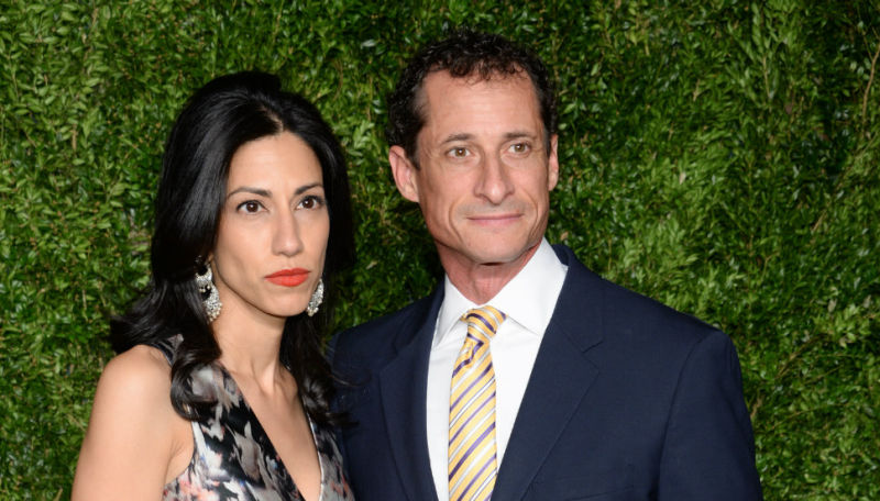 Huma Abedin Separates From Anthony Weiner Because He Can’t Stop Texting Pics Of His Junk