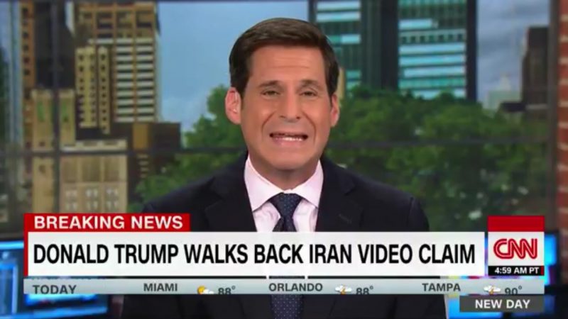 CNN Host: Trump Doesn’t Get A “Gold Medal” For Revising His Made-Up Iran Video Claim