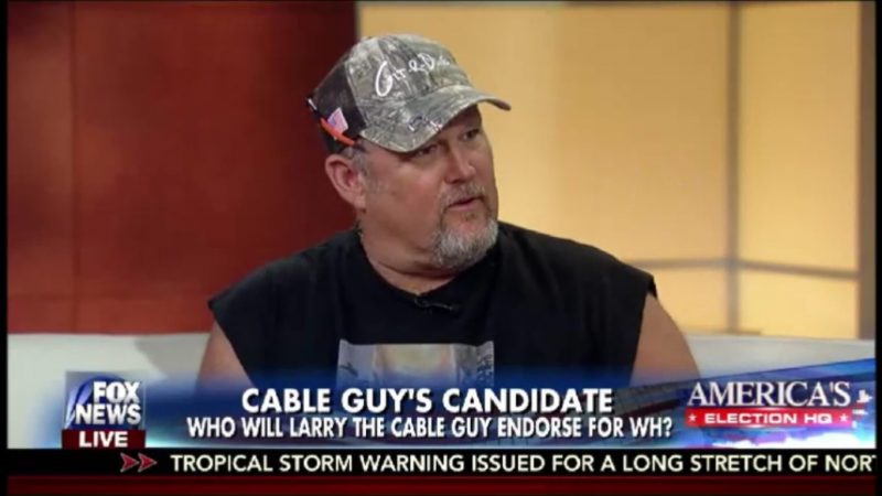 Political Expert Larry The Cable Guy Tells Fox News “Hillary Will Be The End Of The Country”