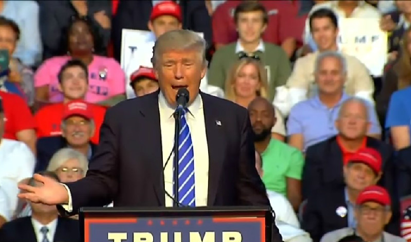 Trump Slams Hillary Over Mateen Rally Appearance With Mark Foley Sitting Behind Him