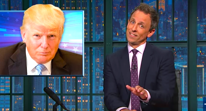 Seth Meyers: Donald Trump’s Foundation Is ‘Down To F You Over’