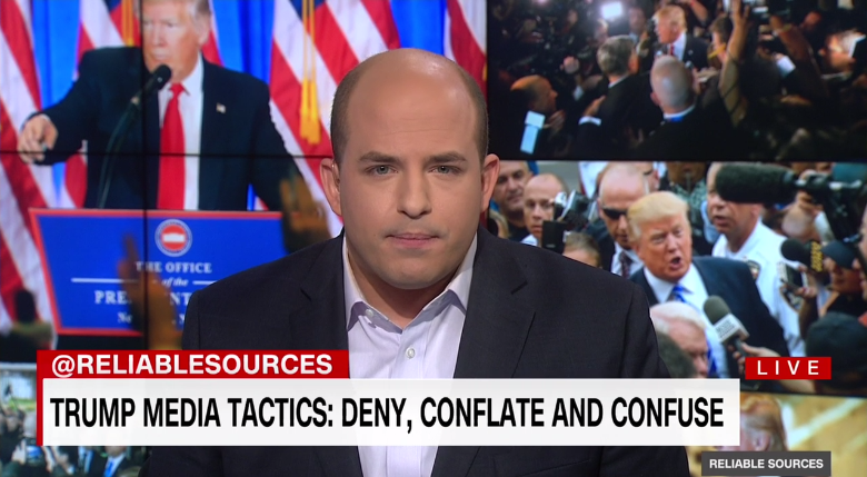 Deny, Conflate, Confuse: CNN’s Brian Stelter Calls Out Trump’s Media Strategy