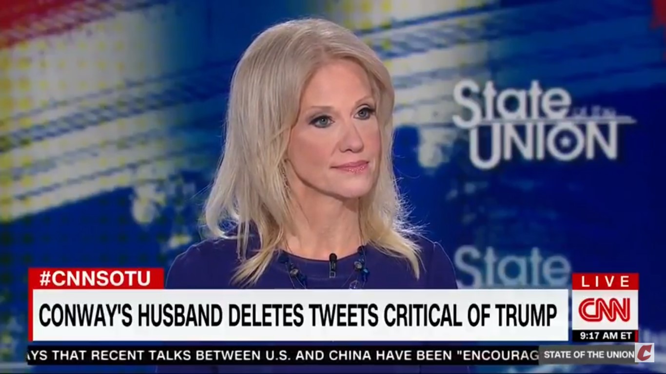 Kellyanne Conway Seemingly Threatens To Go After CNN Employees’ Spouses When Asked About Husband’s Tweets