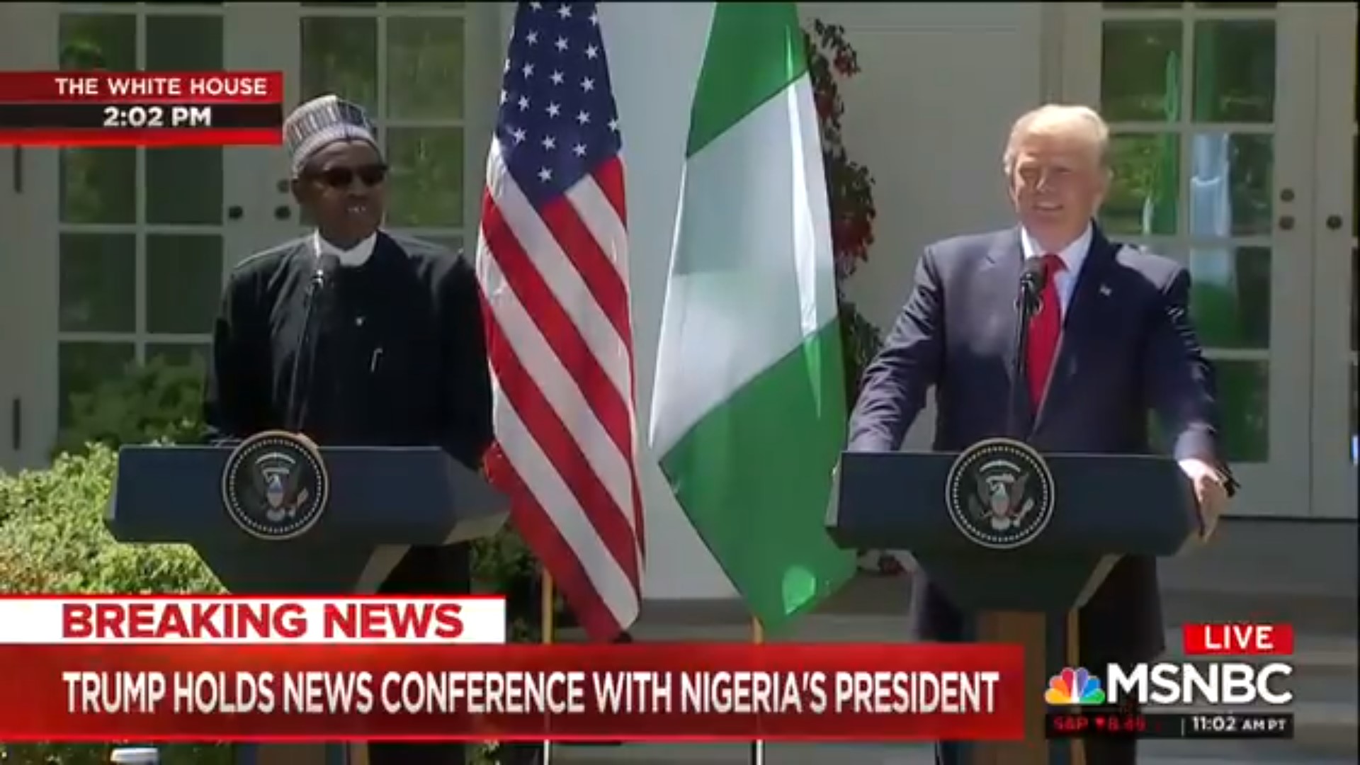 Trump, Standing Next To Nigerian PM, Defends ‘Sh*thole’ Comments: Some Countries ‘In Very Bad Shape’