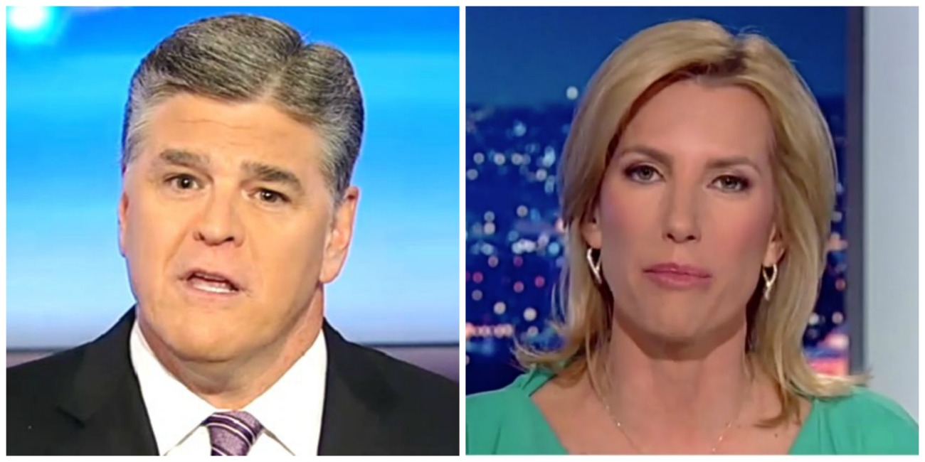 Hannity And Ingraham Two Most-Watched Cable News Shows Tuesday, Maddow Third In Demo