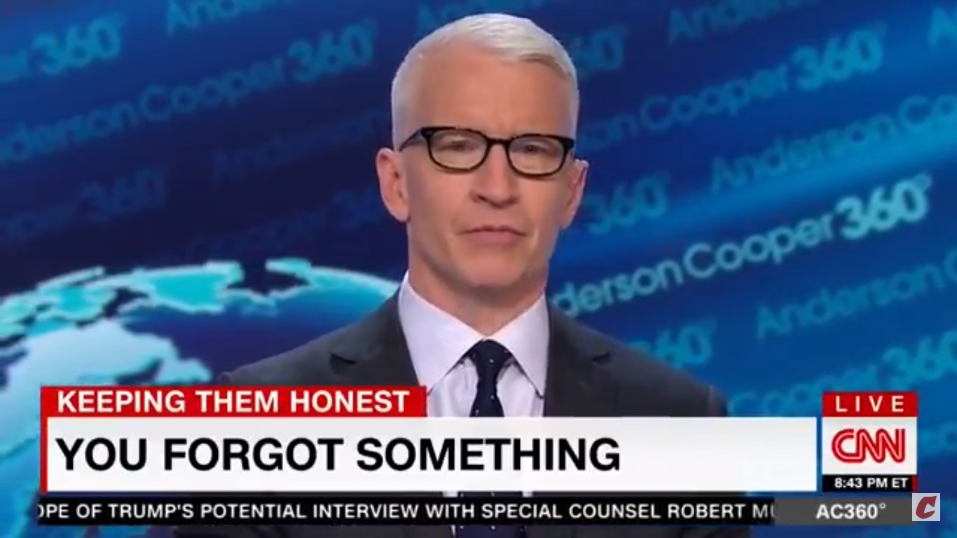 Anderson Cooper Calls Out Oliver North’s ‘Glaring Hypocrisy’ For Blaming Shootings On ‘Culture Of Violence’