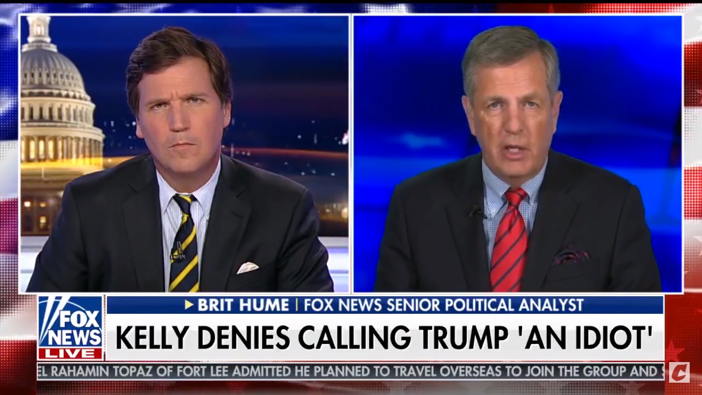 Fox News’ Brit Hume: ‘Trump Is A Manchild’