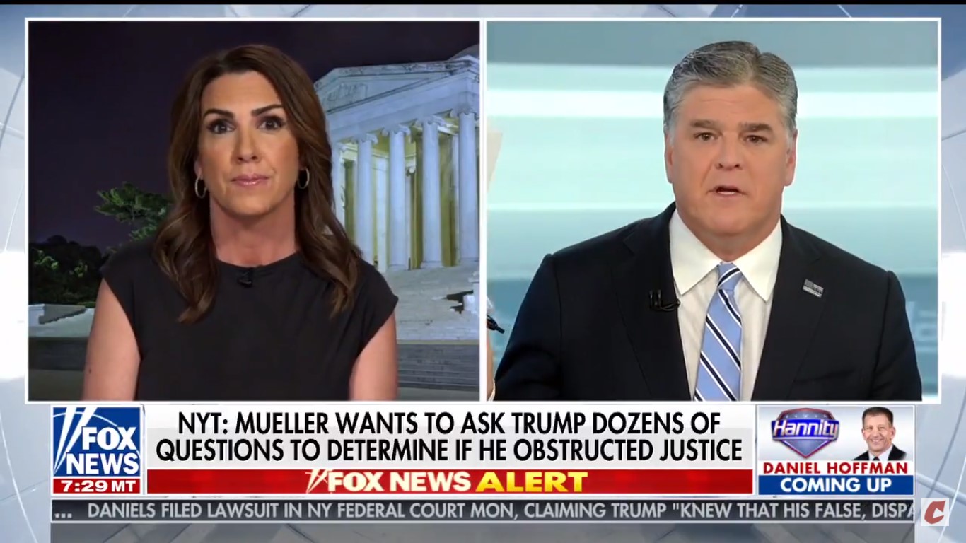 Trump Calls Questions Leak ‘Disgraceful’ After Hannity Claims It’s ‘Clearly A Leak’ By Mueller