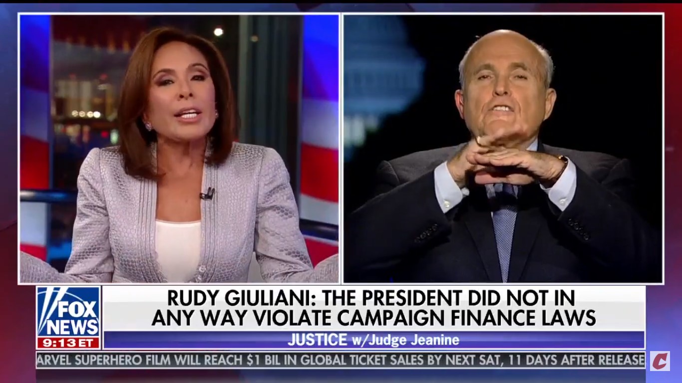 Watch Rudy Giuliani Stroke Himself Like A Cat While Saying ‘Poor Little Hillary’