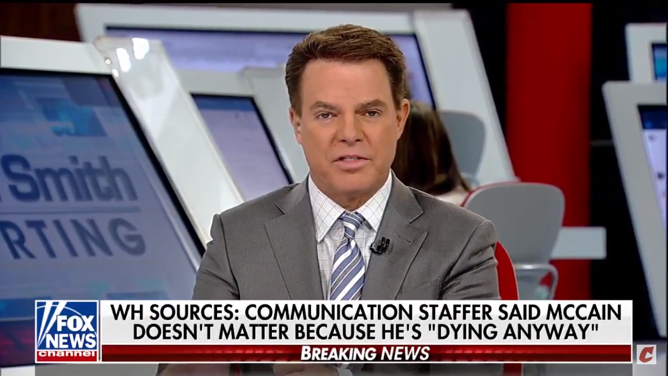 Shep Smith On Mockery Of McCain: ‘As Joe Biden Put It Today, Decency In America Has Hit Rock Bottom’