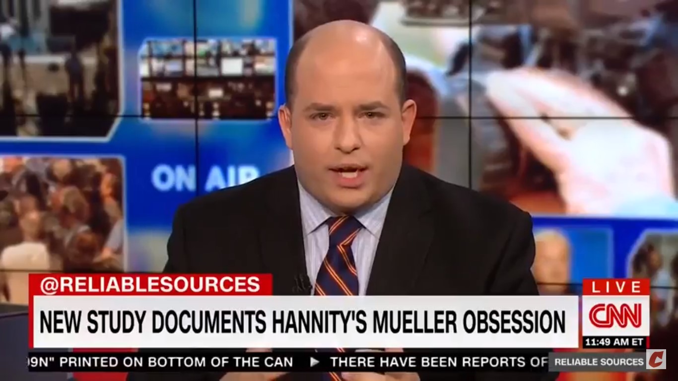 Brian Stelter Dings Hannity: He’s ‘Repetitive’ And ‘Says The Same Thing Over And Over Again’