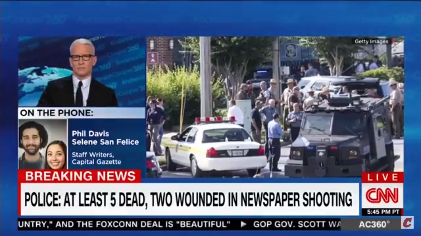 Capital Gazette Reporter: ‘I Couldn’t Give A F*ck’ About Prayers ‘If There’s Nothing Else’
