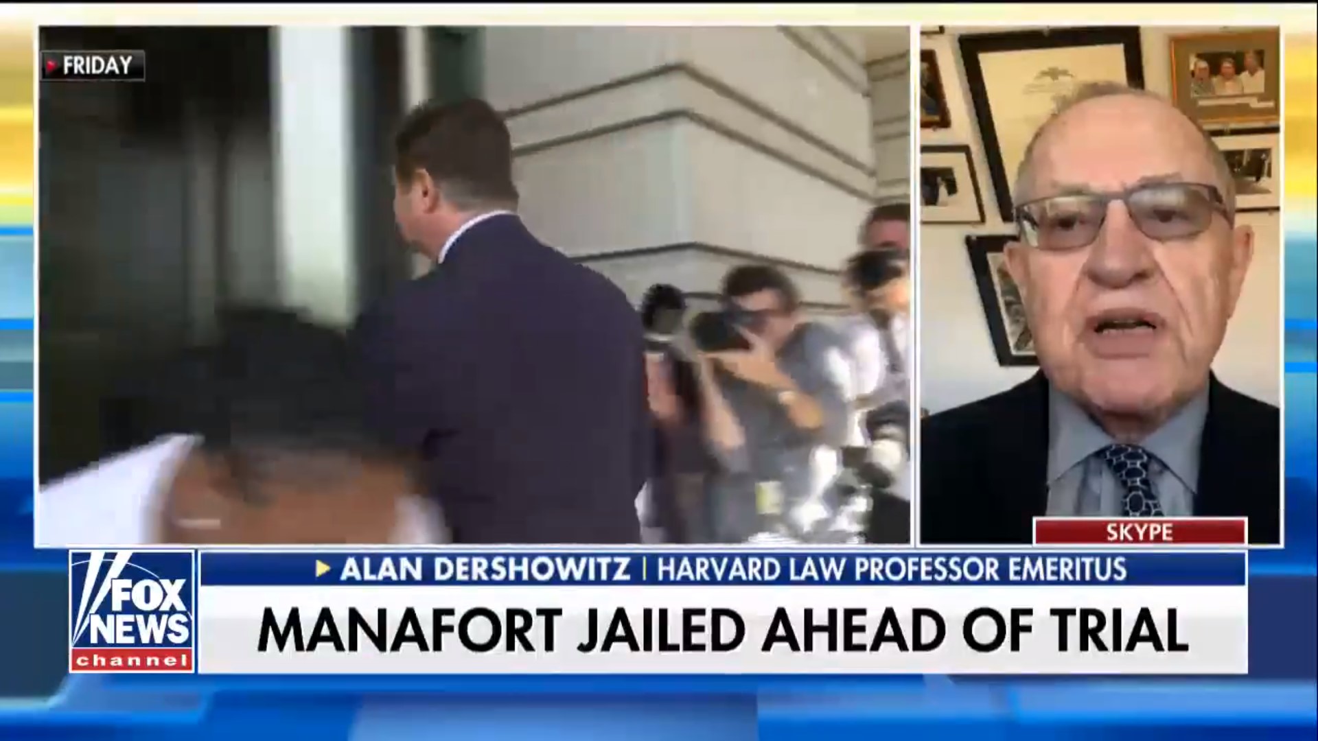 Alan Dershowitz Takes Heat Over Complaints That Paul Manafort Was Wrongly Jailed