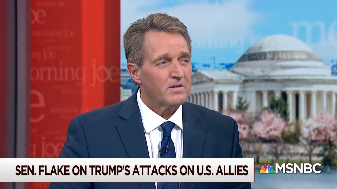 Jeff Flake Apparently Looking To Land Cable News Job After He Leaves Senate