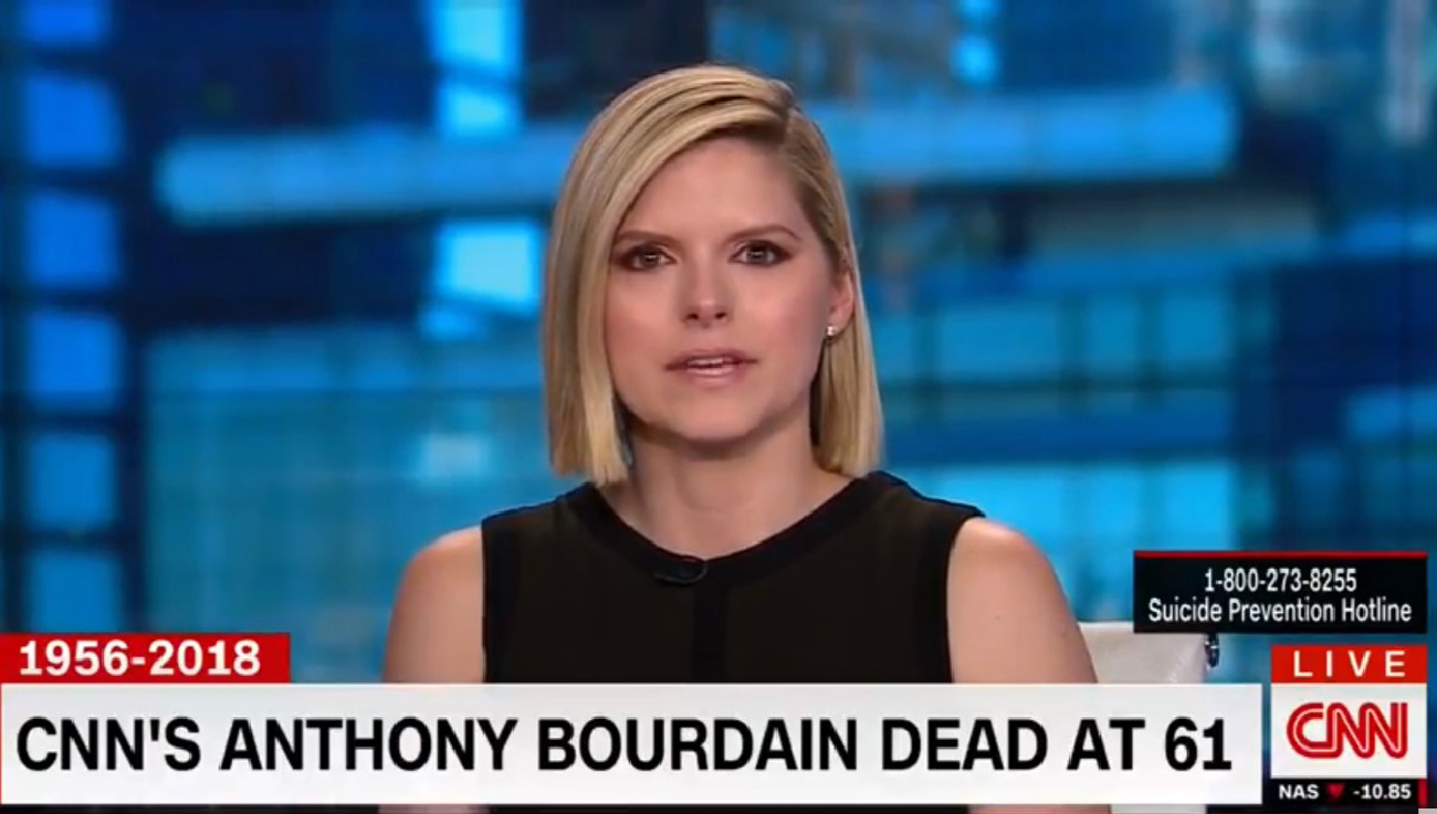 CNN’s Kate Bolduan Breaks Down Talking About Beloved Colleague Anthony Bourdain