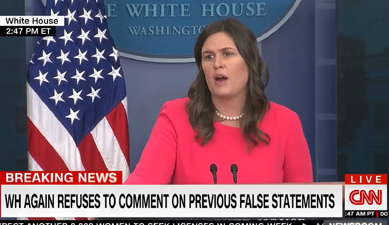 Sarah Sanders: I Should Be Trusted Because My ‘Credibility’s Probably Higher Than The Media’s’