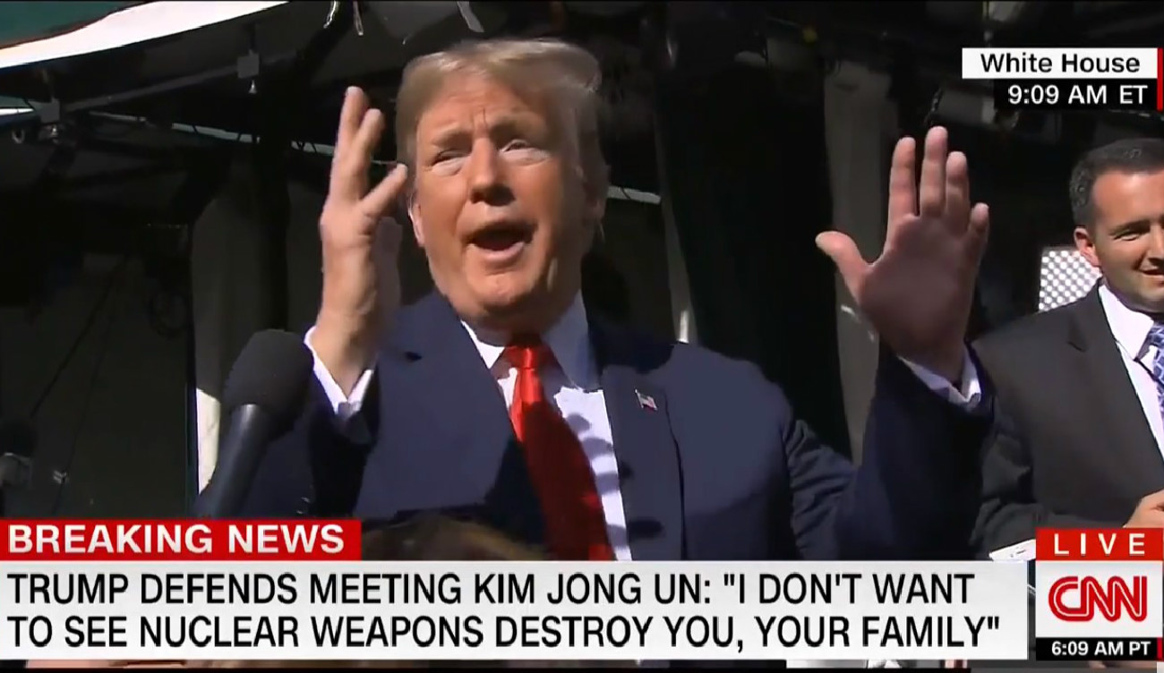 Trump Insults CNN Reporter For Asking About North Korea: ‘You’re With CNN? You’re The Worst!’
