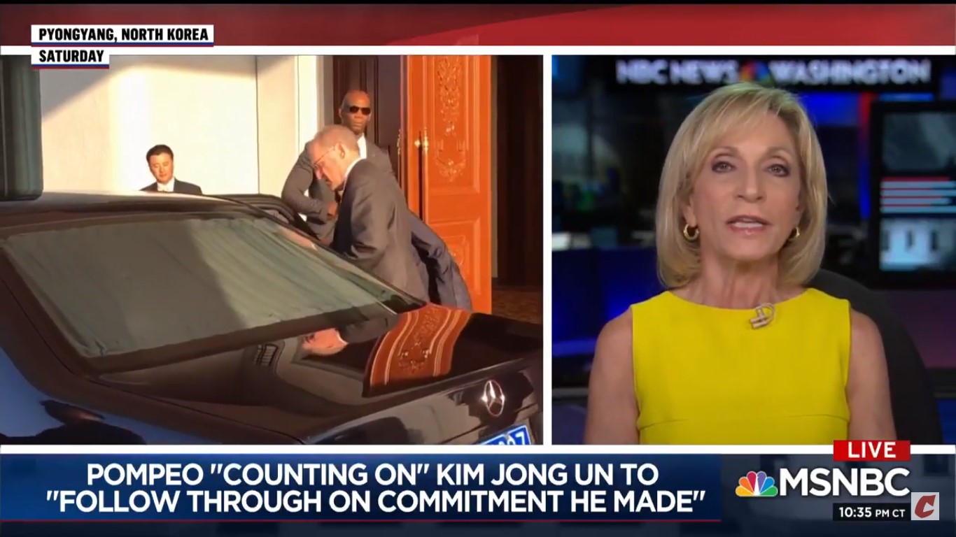 MSNBC’s Andrea Mitchell On North Korea Denuclearization Talks: ‘We Sure Did Get Played’