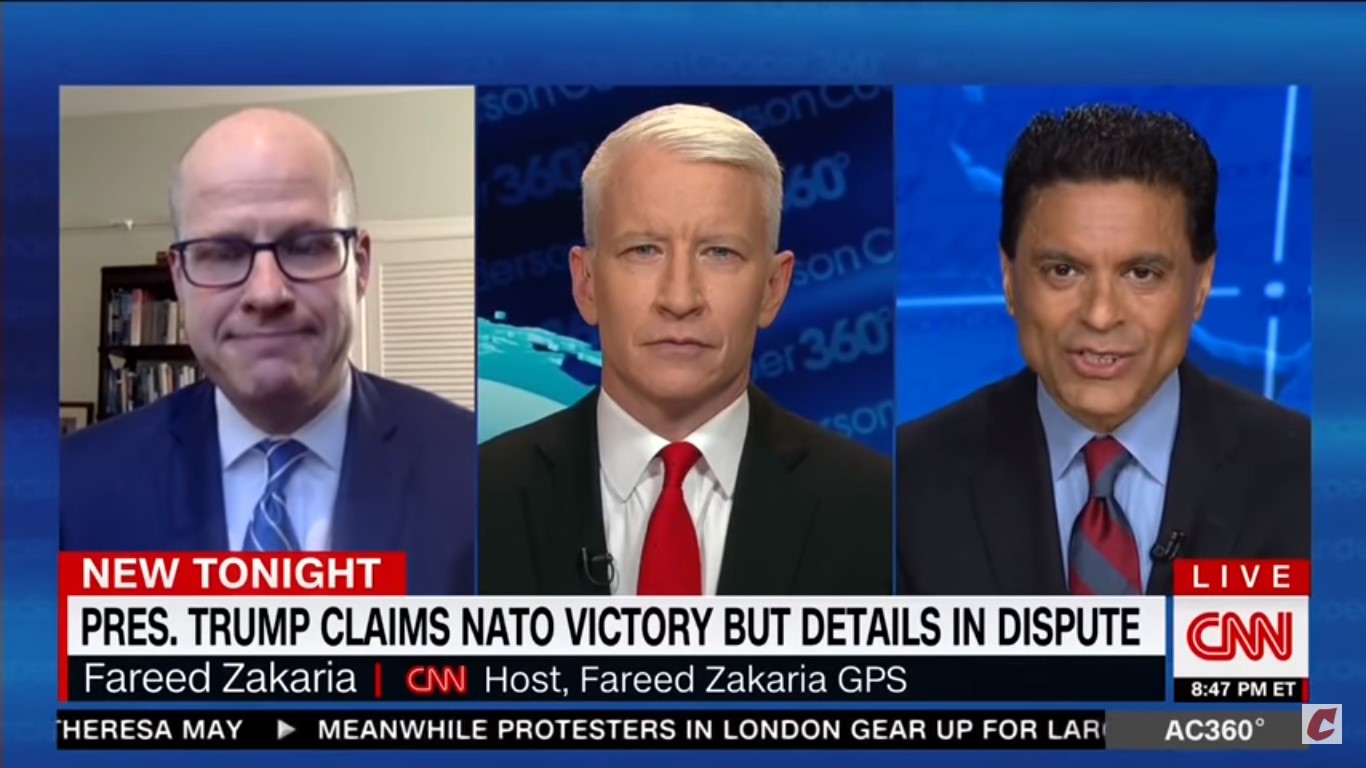 CNN’s Fareed Zakaria On Trump’s False NATO Claims: ‘It’s Bullshit, It’s Bravado, It’s Braggadocio’