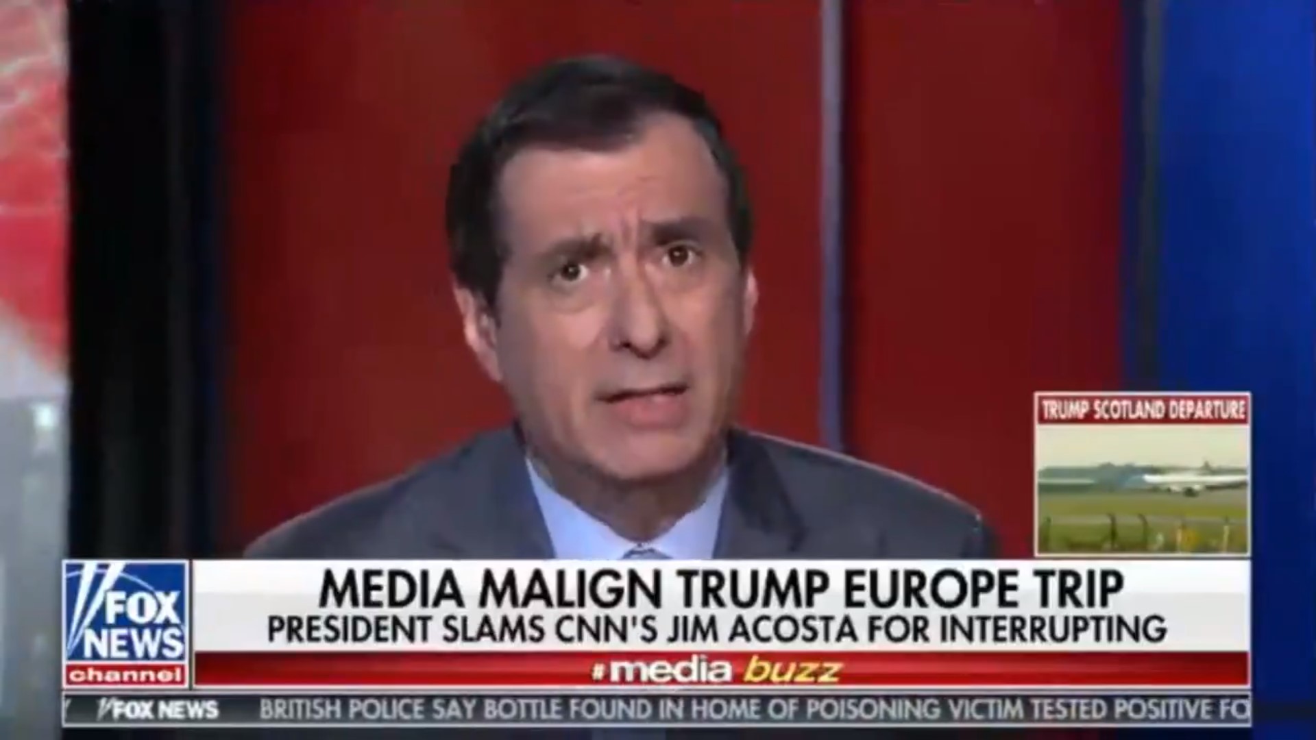 Fox’s Howard Kurtz: Jim Acosta Was ‘Trying To Hijack’ John Roberts’ Question At Trump Presser