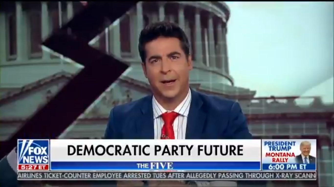 Jesse Watters Defends Alt-Right Senate Nominee Before Insisting ‘I Don’t Know Who He Is’