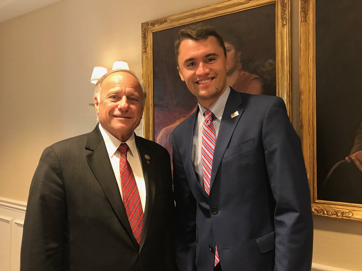 Rep. Steve King Teams Up With Charlie Kirk To Spread White Nationalist Propaganda
