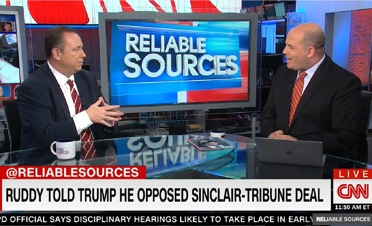 Trump Buddy Chris Ruddy Begs CNN’s Stelter To Devote A Show To Boasting About Trump’s Successes