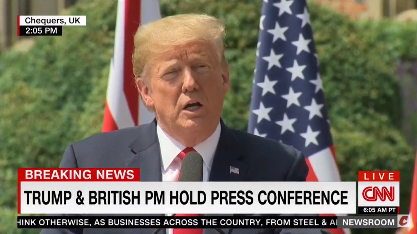 Trump Claims His Interview Where He Criticized Theresa May Is ‘Fake News’