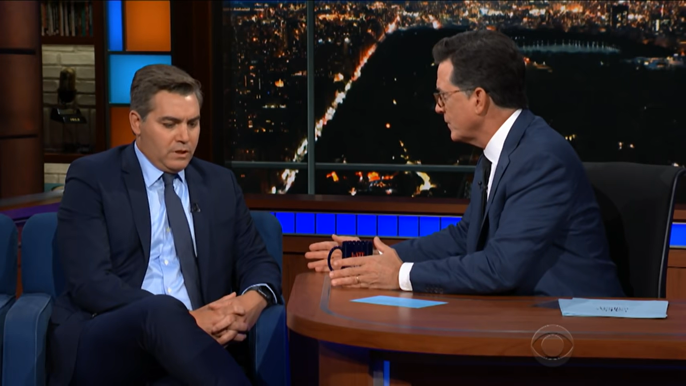 Jim Acosta Tells Stephen Colbert: I’m Pushing Back Against Trump Because I Care About This Country