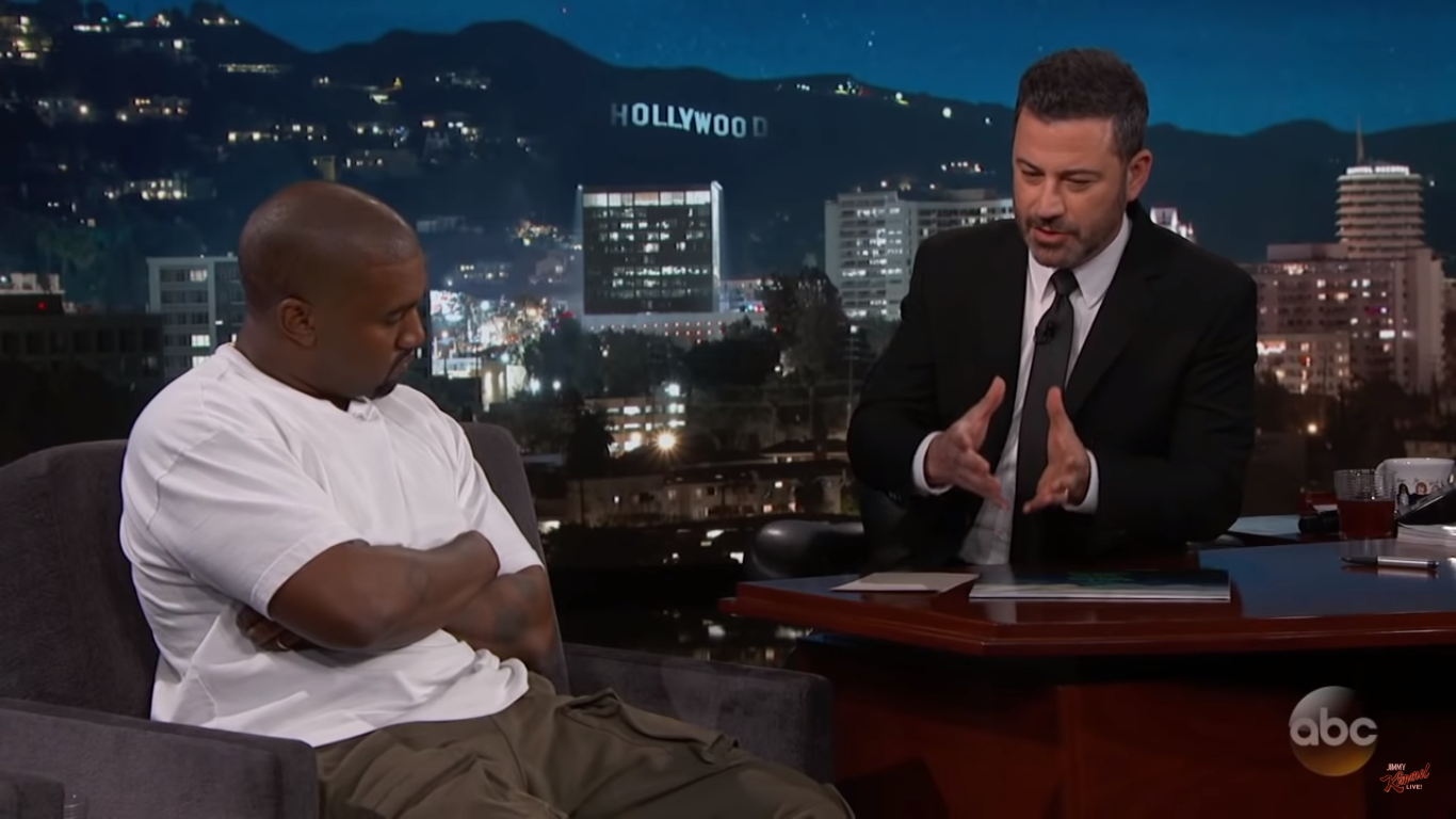 Jimmy Kimmel’s Question Leaves Kanye West Speechless: Does Trump Care About Black People?