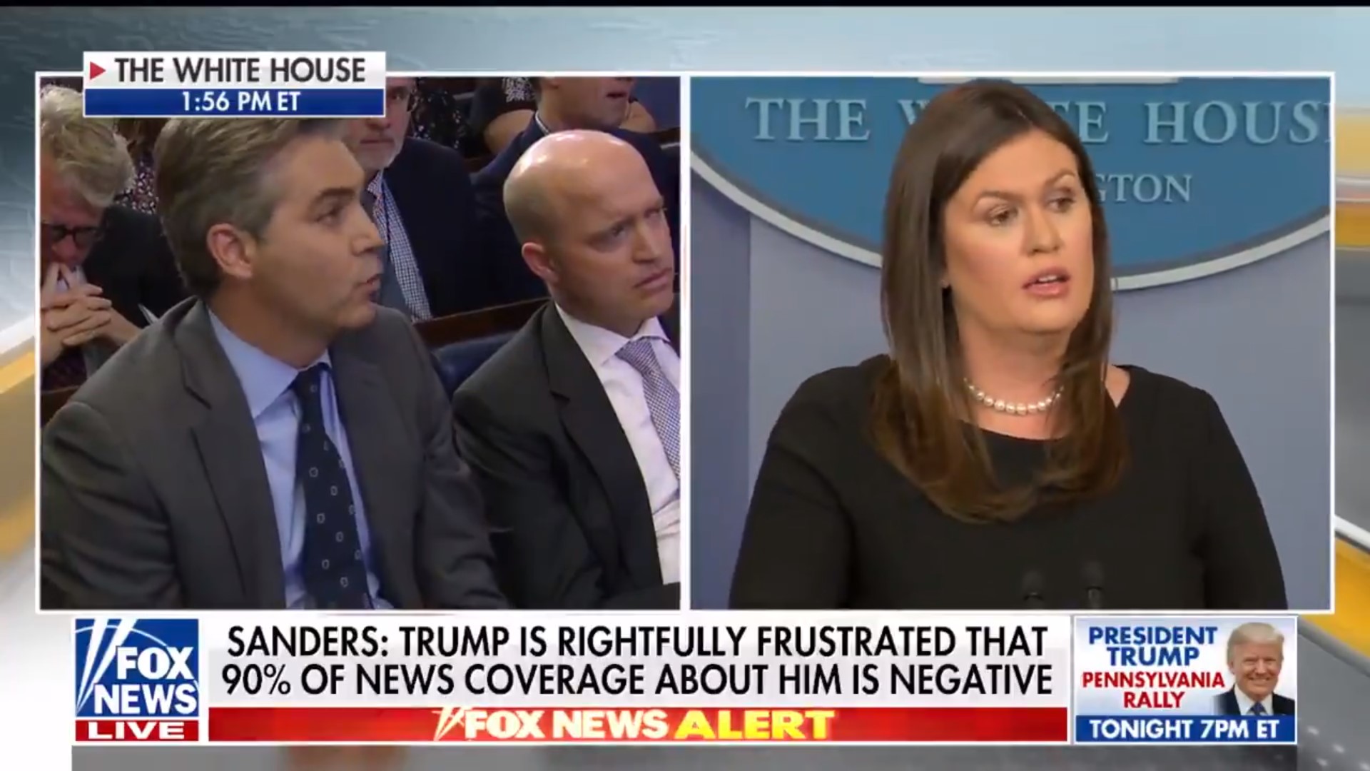 Sarah Sanders Refuses To Say That The Media Is Not The ‘Enemy Of The People’