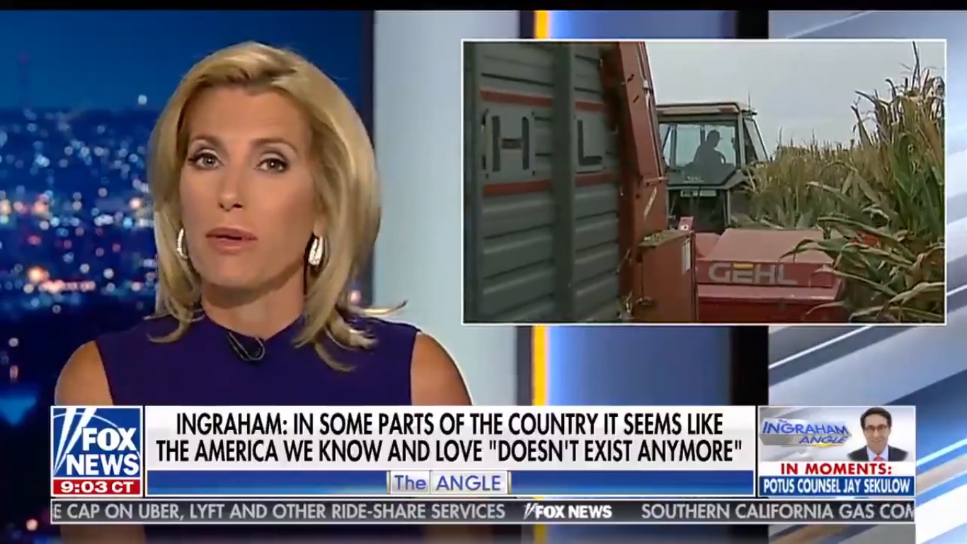Fox News’ Laura Ingraham: ‘The America We Know And Love Doesn’t Exist Anymore’