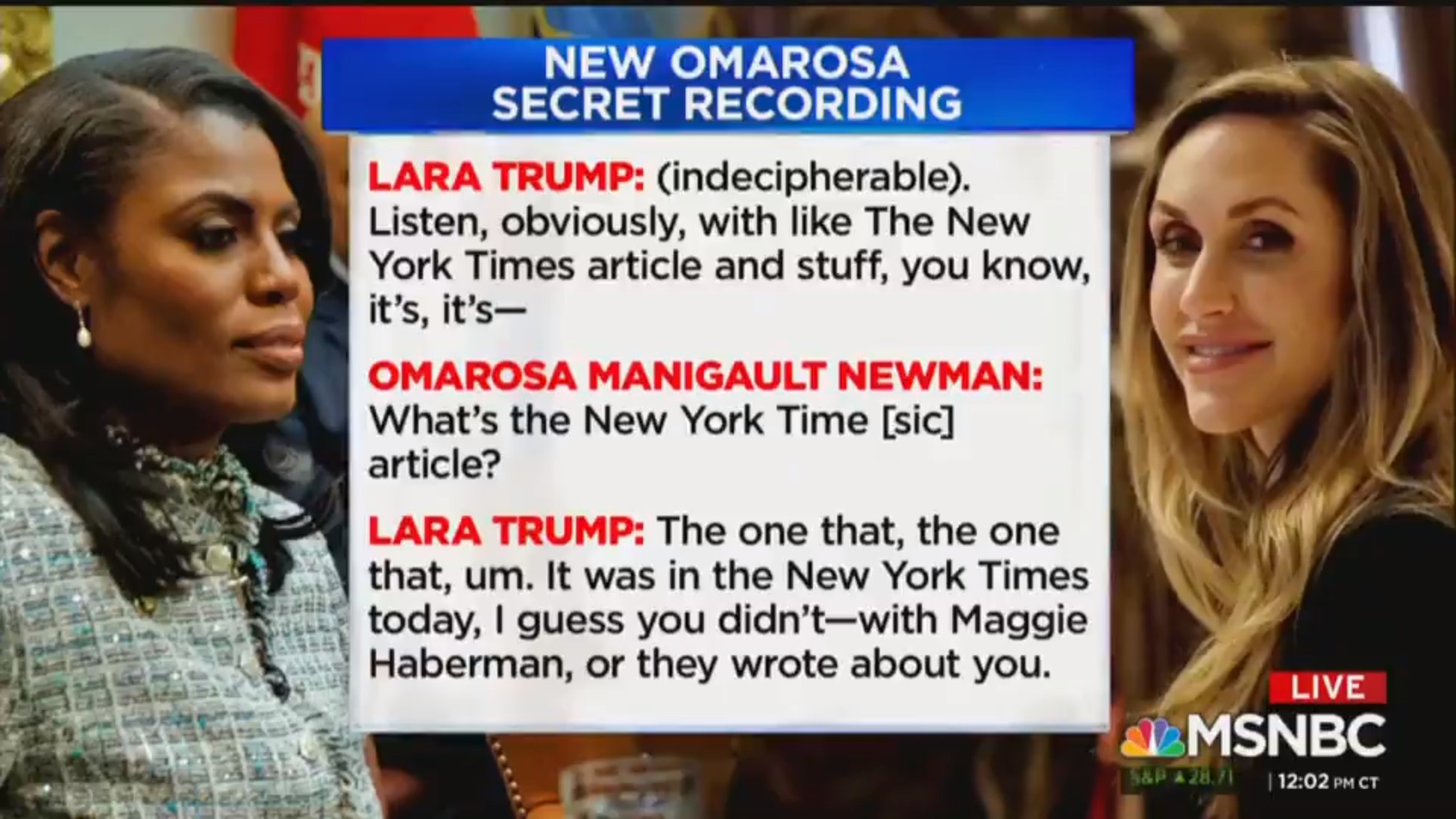 Lara Trump Reacts To Omarosa’s Latest Tape Release: ‘I Hope It’s All Worth It For You’