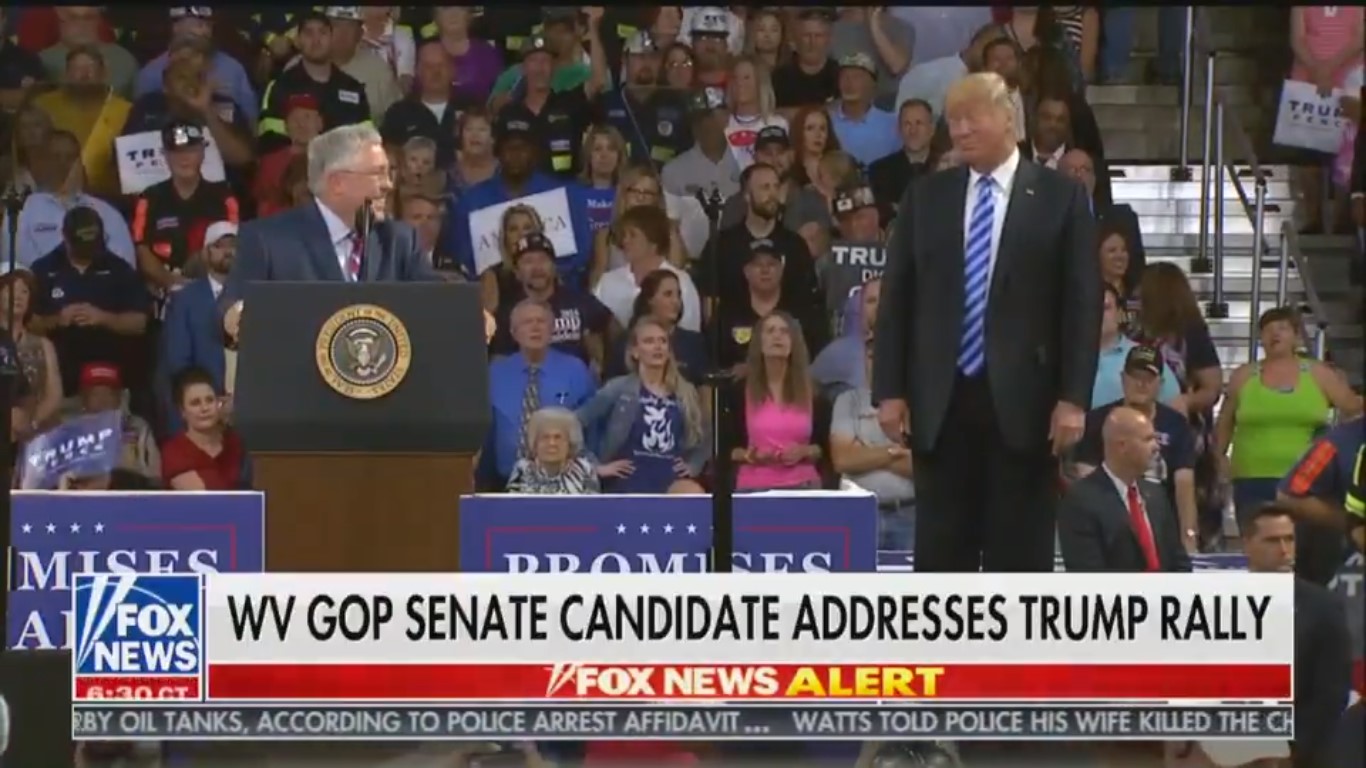 Hours After Cohen And Manafort Bombshells, Trump Rally Crowd Chants ‘Lock Her Up!’